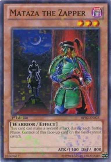 Mataza the Zapper [Mosaic Rare 1st Edition] BP02-EN025