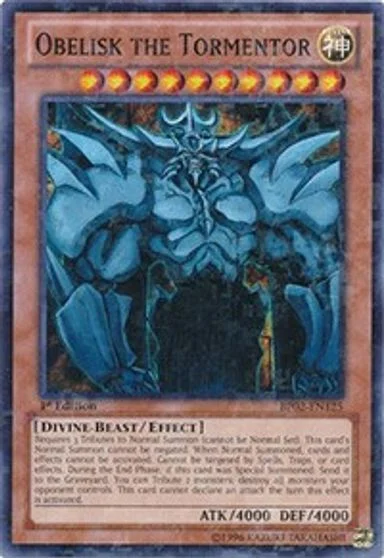 Obelisk the Tormentor [1st Edition] BP02-EN125