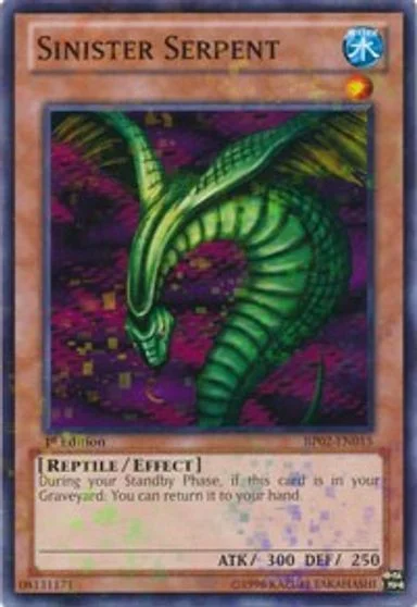 Sinister Serpent [Mosaic Rare 1st Edition] BP02-EN015