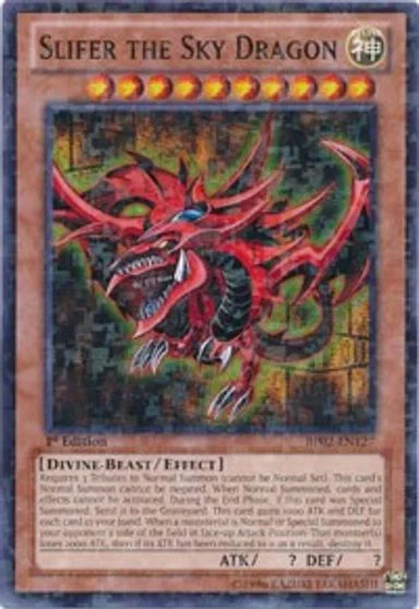 Slifer the Sky Dragon [1st Edition] BP02-EN127
