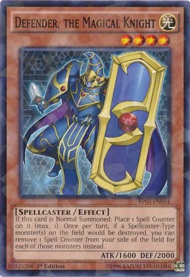 Defender, the Magical Knight [1st Edition] BP03-EN054