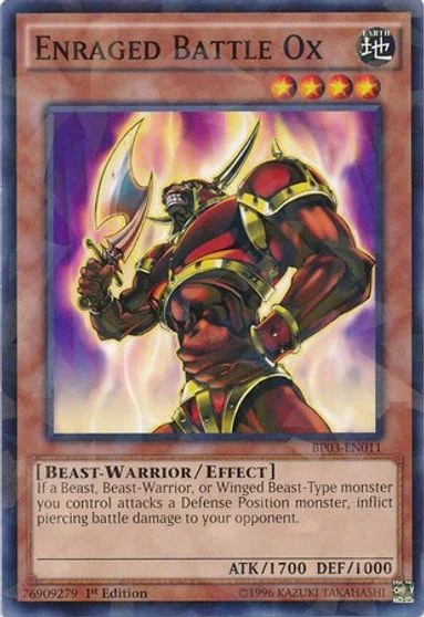 Enraged Battle Ox [1st Edition] BP03-EN011
