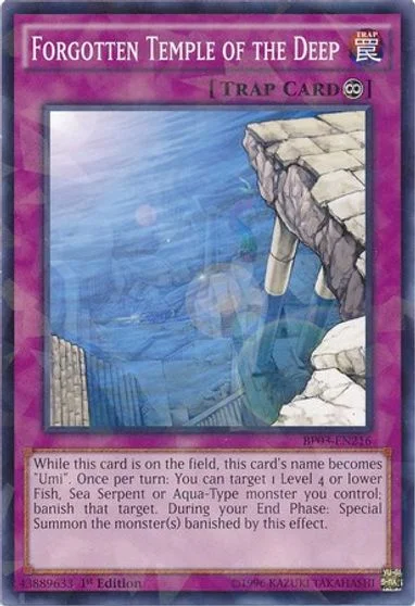 Forgotten Temple of the Deep [1st Edition] BP03-EN216