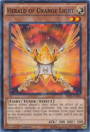 Herald of Orange Light [1st Edition] BP03-EN050
