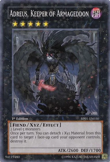 Adreus, Keeper of Armageddon [1st Edition] BP01-EN030