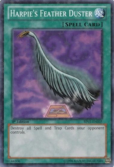 Harpie's Feather Duster [1st Edition] BP01-EN035