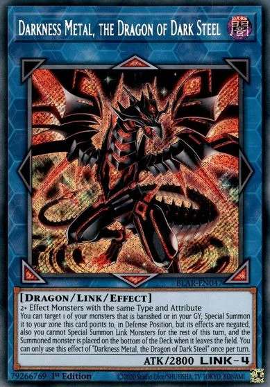 Darkness Metal, the Dragon of Dark Steel BLAR-EN047