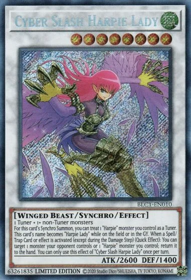 Cyber Slash Harpie Lady [1st Edition] BLC1-EN010