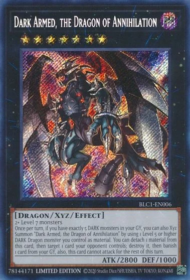 Dark Armed, the Dragon of Annihilation [1st Edition] BLC1-EN006