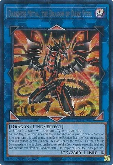 Darkness Metal, the Dragon of Dark Steel BLC1-EN044