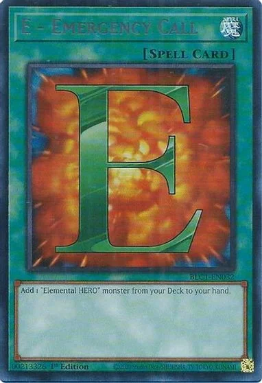 E - Emergency Call [1st Edition] BLC1-EN032
