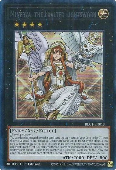 Minerva, the Exalted Lightsworn [1st Edition] BLC1-EN013