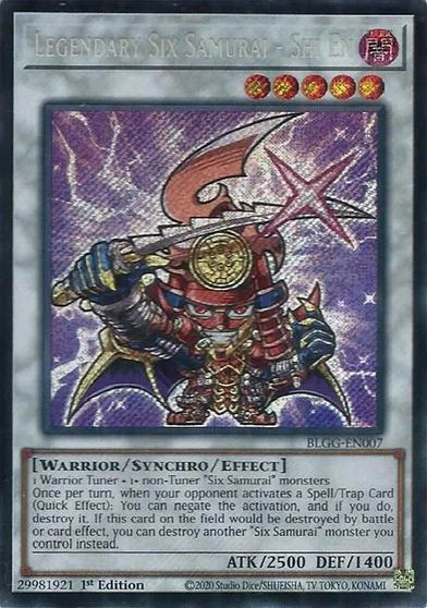Legendary Six Samurai - Shi En BLGG-EN007