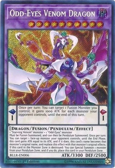 Odd-Eyes Venom Dragon BLLR-EN006