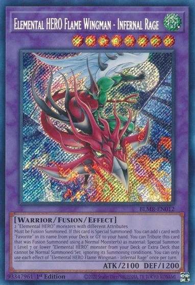 Elemental HERO Flame Wingman - Infernal Rage BLMR-EN012