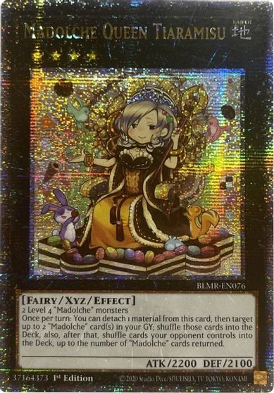 Madolche Queen Tiaramisu [Quarter Century Rare] BLMR-EN076