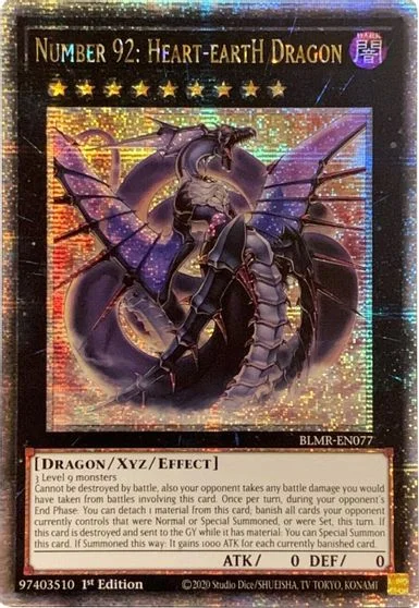 Number 92: Heart-Earth Dragon [Quarter Century Rare] BLMR-EN077