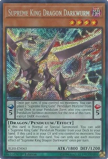 Supreme King Dragon Darkwurm BLRR-EN063