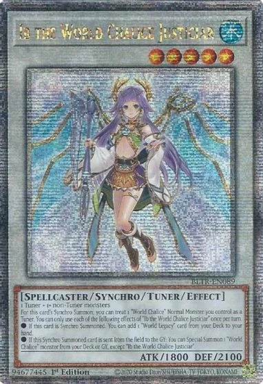 Ib the World Chalice Justiciar [Quarter Century Secret Rare] BLTR-EN089