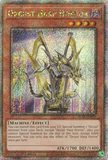 Orcust Harp Horror [Quarter Century Secret Rare] BLTR-EN071