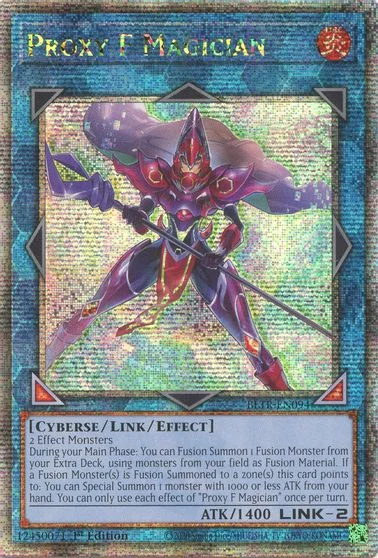 Proxy F Magician [Quarter Century Secret Rare] BLTR-EN094