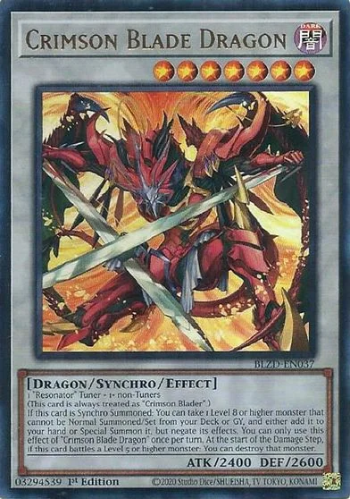 Crimson Blade Dragon BLZD-EN037