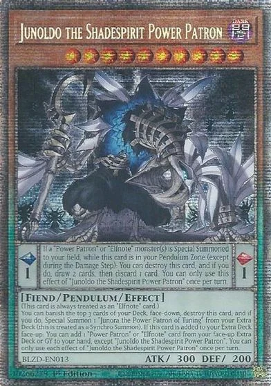 Junoldo the Shadespirit Power Patron [Starlight Rare] BLZD-EN013