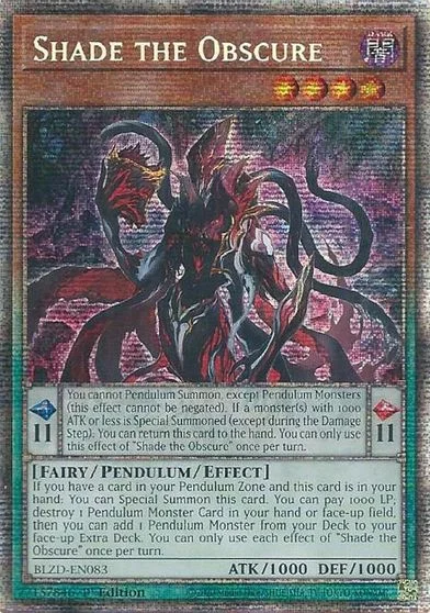 Shade the Obscure [Starlight Rare] BLZD-EN083