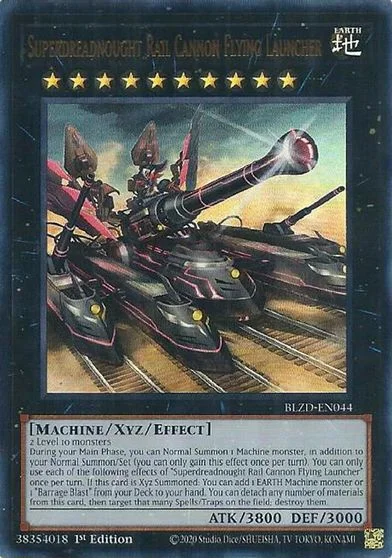 Superdreadnought Rail Cannon Flying Launcher BLZD-EN044