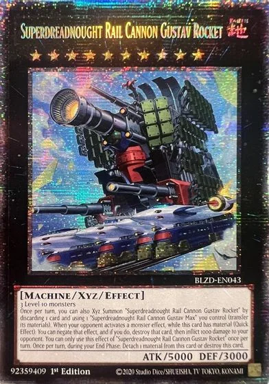 Superdreadnought Rail Cannon Gustav Rocket [Starlight Rare] BLZD-EN043