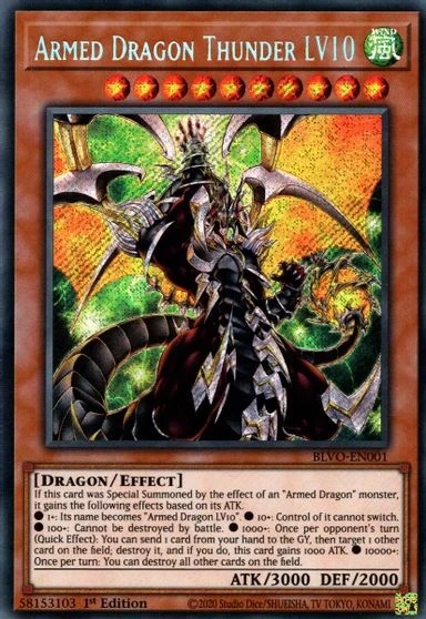 Armed Dragon Thunder LV10 [1st Edition] BLVO-EN001