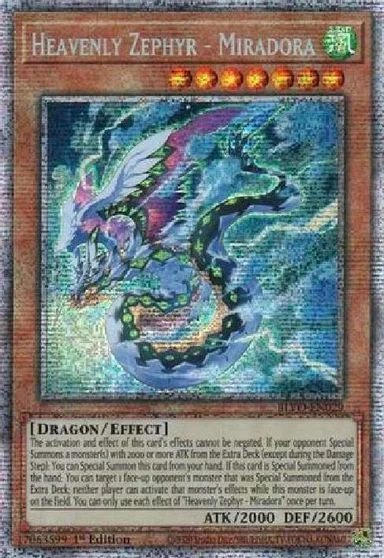 Heavenly Zephyr - Miradora [Starlight Rare 1st Edition] BLVO-EN029