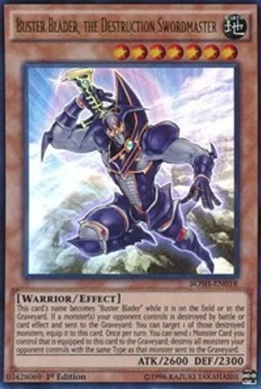 Buster Blader, the Destruction Swordmaster [1st Edition] BOSH-EN018