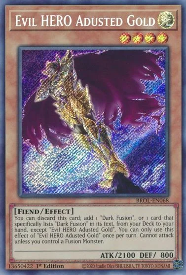 Evil HERO Adusted Gold BROL-EN068
