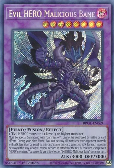Evil HERO Malicious Bane BROL-EN069