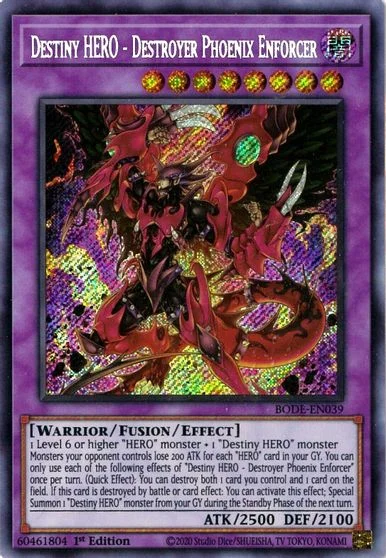 Destiny HERO - Destroyer Phoenix Enforcer [1st Edition] BODE-EN039