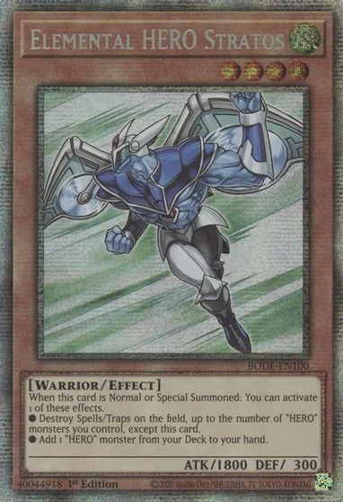 Elemental HERO Stratos [1st Edition] BODE-EN100