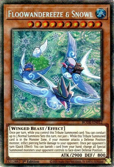 Floowandereeze & Snowl [Starlight Rare 1st Edition] BODE-EN012