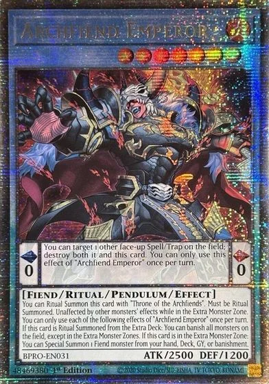 Archfiend Emperor [Starlight Rare] BPRO-EN031
