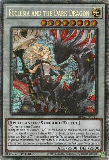 Ecclesia and the Dark Dragon [Starlight Rare] BPRO-EN041