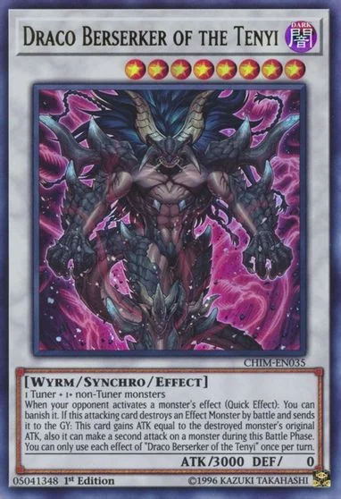 Draco Berserker of the Tenyi [1st Edition] CHIM-EN035