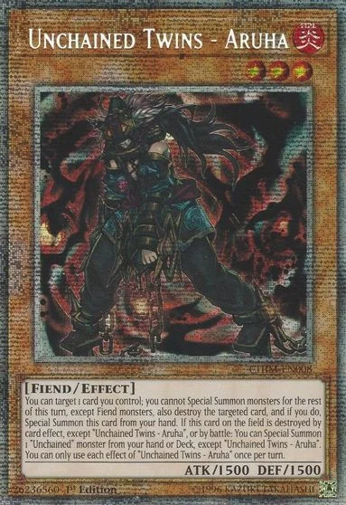 Unchained Twins - Aruha [Starlight Rare 1st Edition] CHIM-EN008