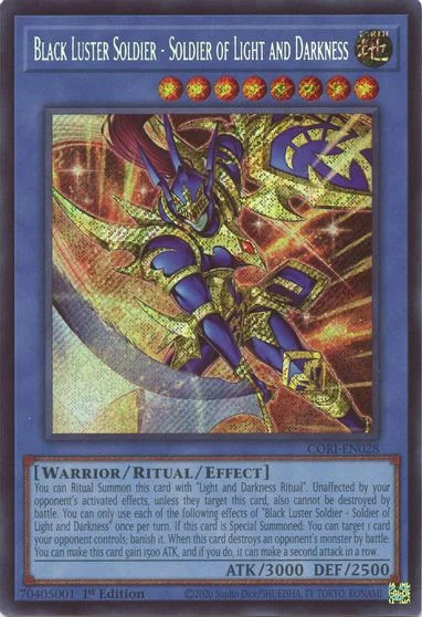 Black Luster Soldier - Soldier of Light and Darkness CORI-EN028