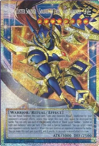 Black Luster Soldier - Soldier of Light and Darkness [Extended Art Starlight Rare] CORI-EN028