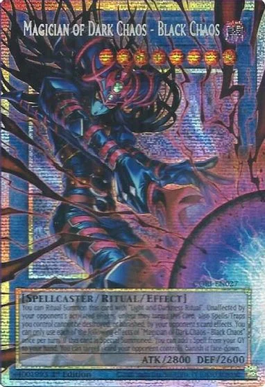 Magician of Dark Chaos - Black Chaos [Extended Art Starlight Rare] CORI-EN027