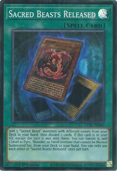 Sacred Beasts Released CORI-EN047