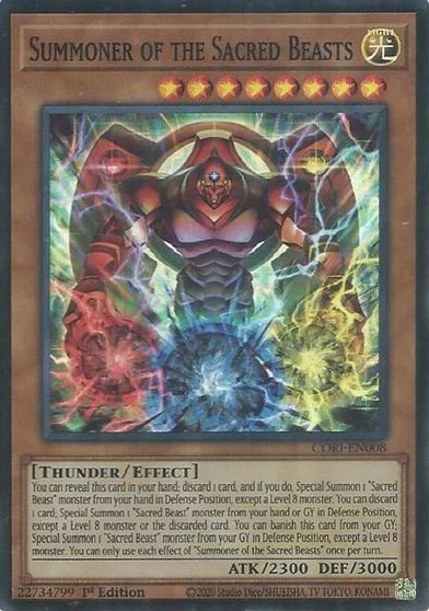 Summoner of the Sacred Beasts CORI-EN008