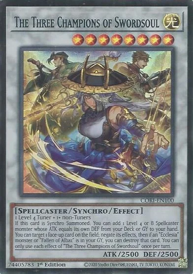 The Three Champions of Swordsoul CORI-EN100
