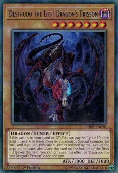 Destrudo the Lost Dragon's Frisson [1st Edition] CIBR-EN038