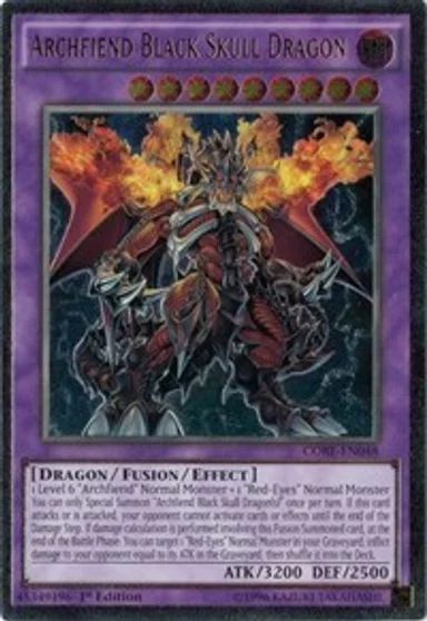 Archfiend Black Skull Dragon CORE-EN048